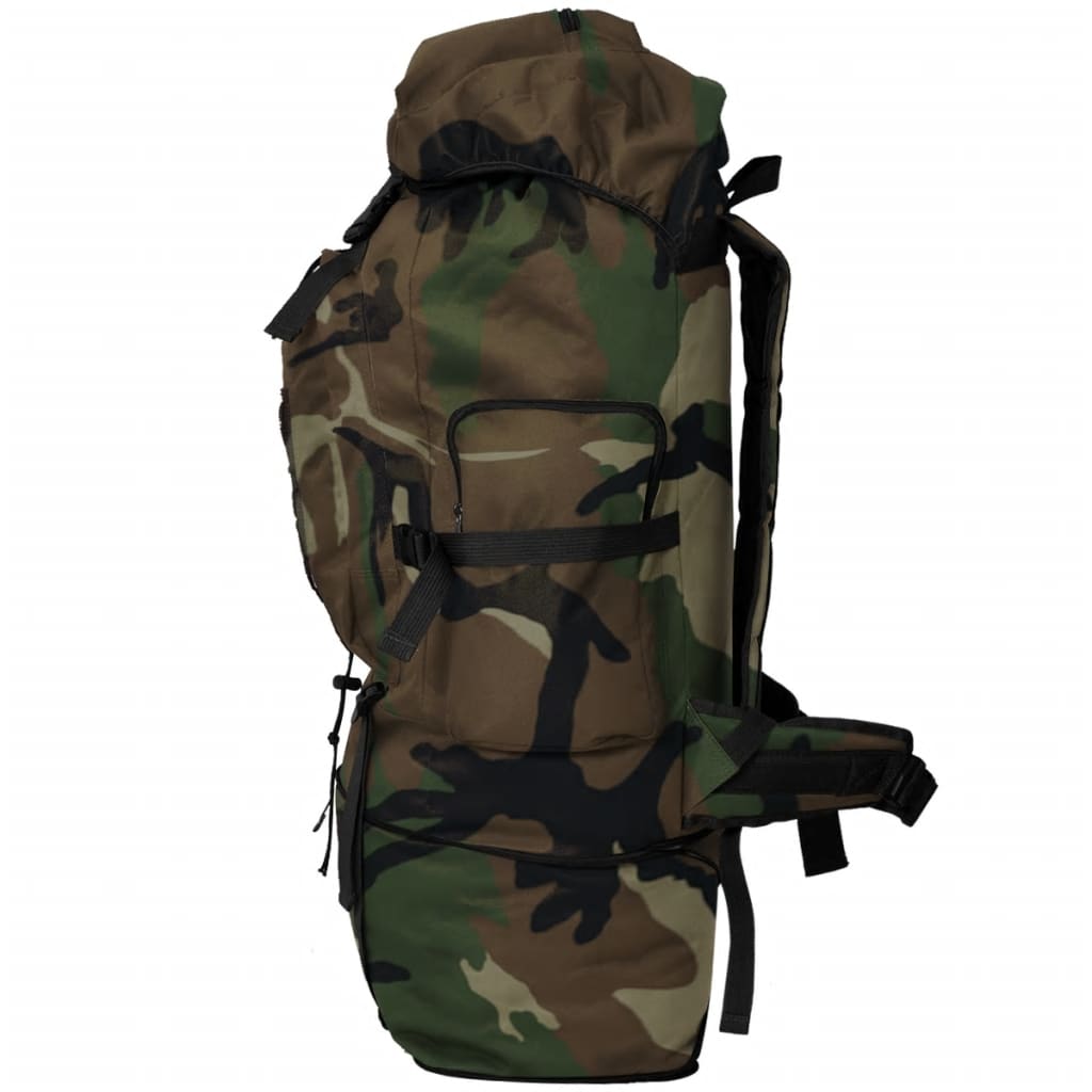 vidaXL Mochila estilo ejército XXL camuflaje 100 l - Image 3