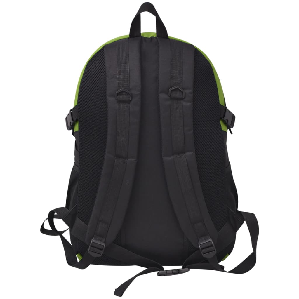 vidaXL Mochila de senderismo 40 L negra y verde - Image 4