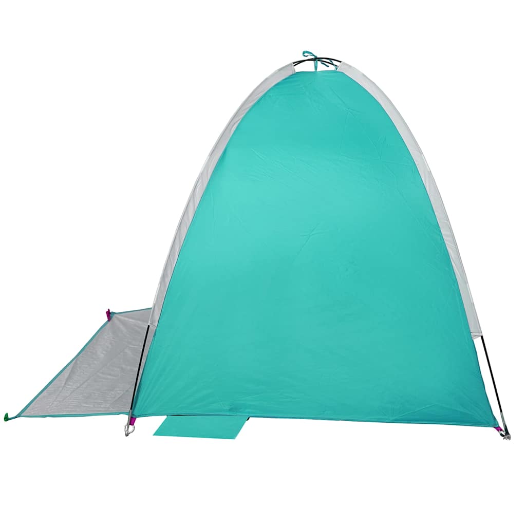 vidaXL Tienda de playa para 3 personas impermeable verde agua - Image 6