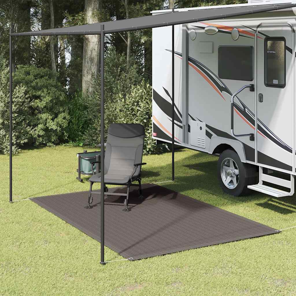 vidaXL Alfombra de tienda de campaña 250x300 cm gris antracita