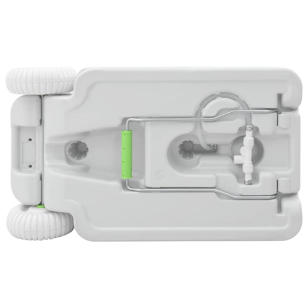 vidaXL Soporte para lavamanos de camping Gris 72 x 42 x 103 cm - Image 3