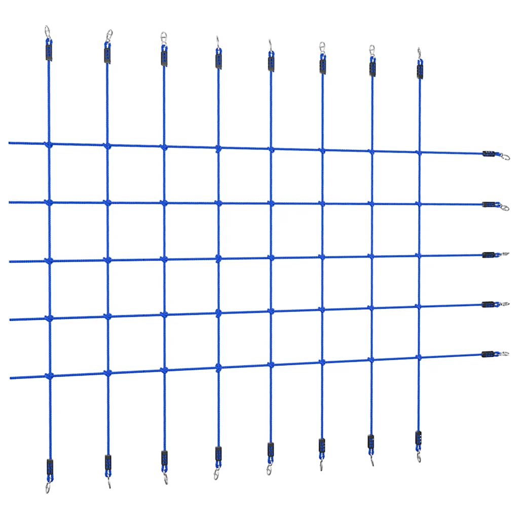vidaXL Red de escalar azul 200x150 cm