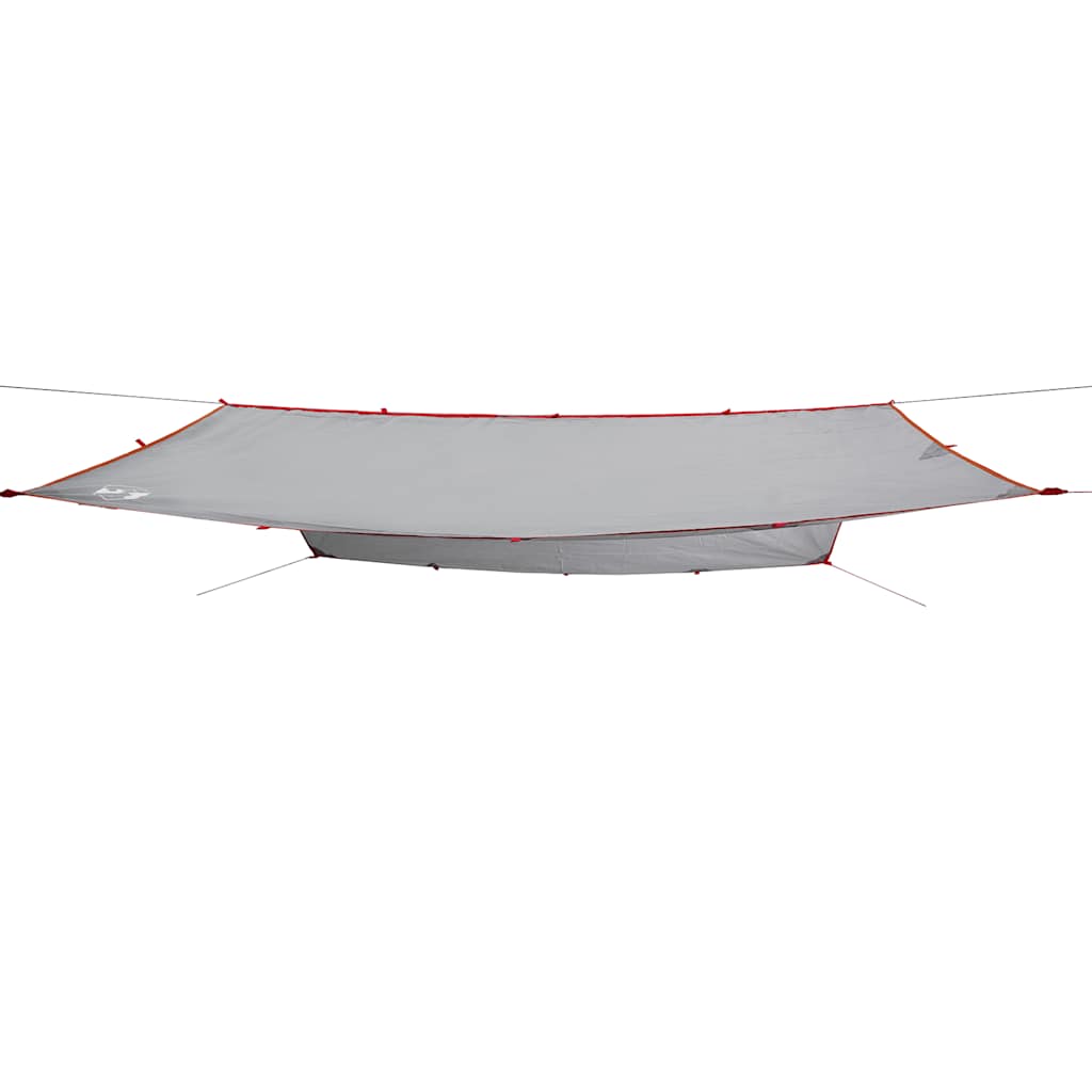 vidaXL Lona de camping impermeable gris y naranja 400x294 cm - Image 4
