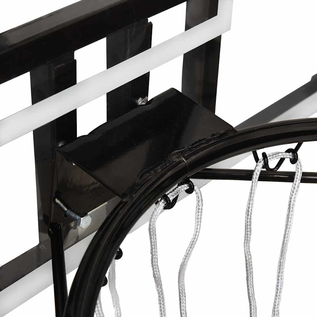 vidaXL Tablero de baloncesto policarbonato transparente 71x45x2,5 cm - Image 5