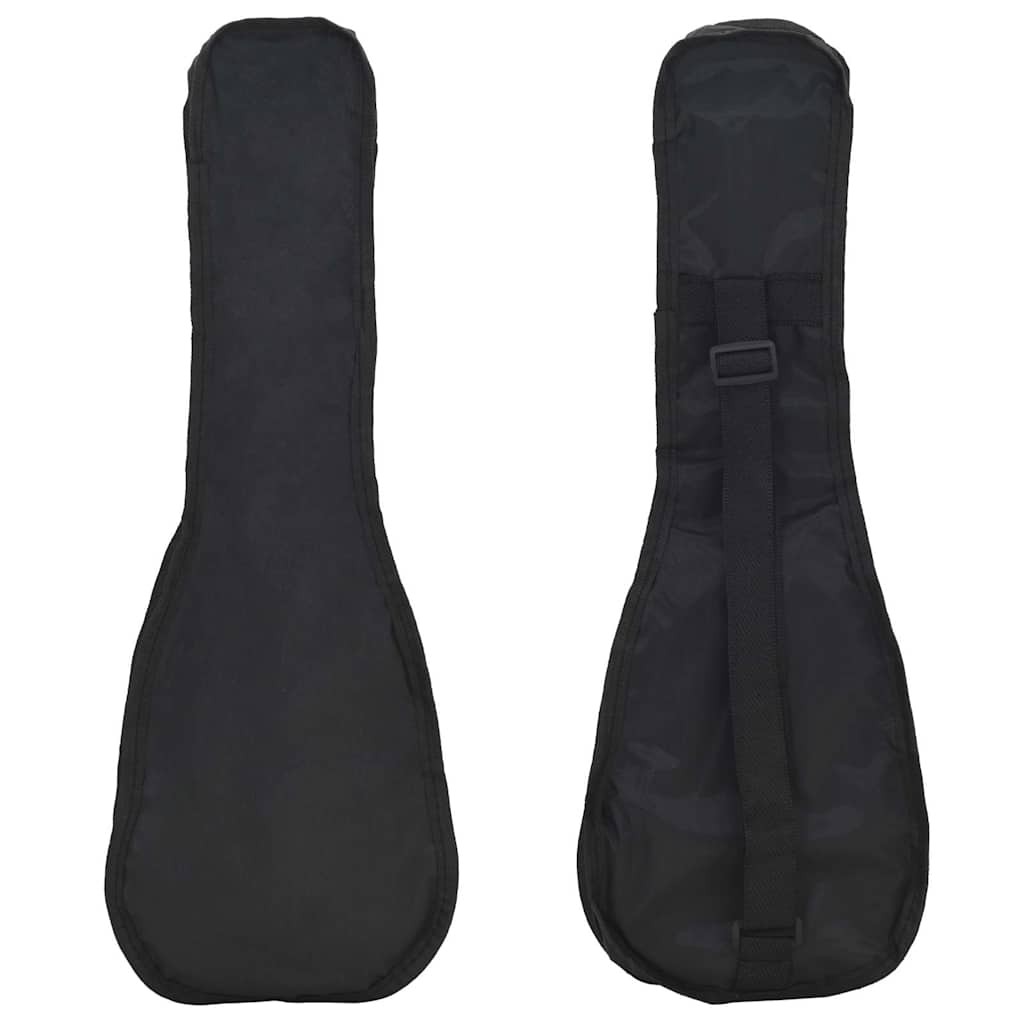 vidaXL Juego de ukelele soprano para niños con funda madera oscura 23" - Image 3