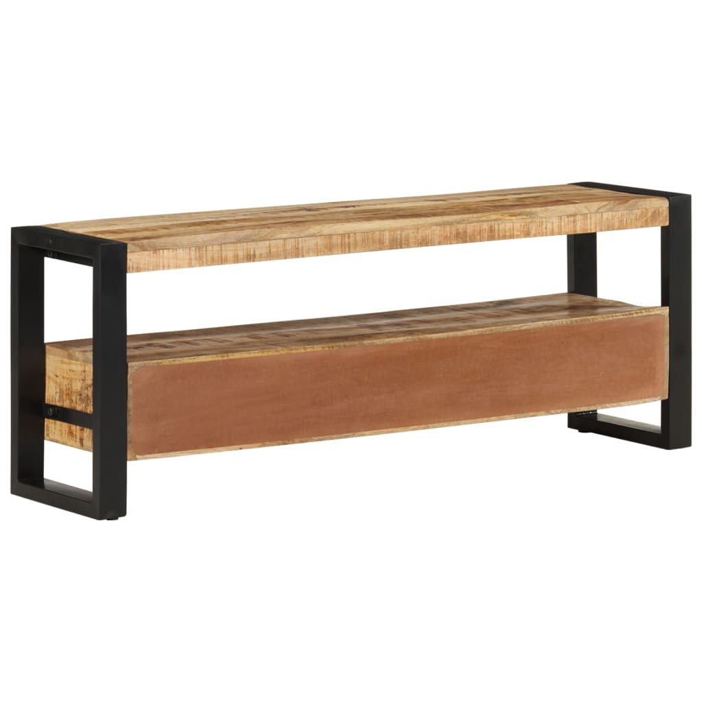 vidaXL Mueble de TV madera maciza de mango 120x33x45 cm - Image 3