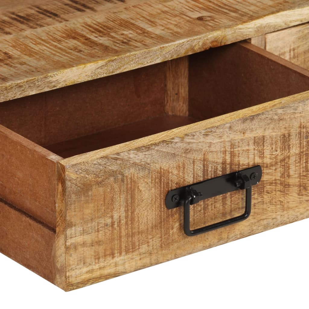 vidaXL Mueble de TV madera maciza de mango 120x33x45 cm - Image 5