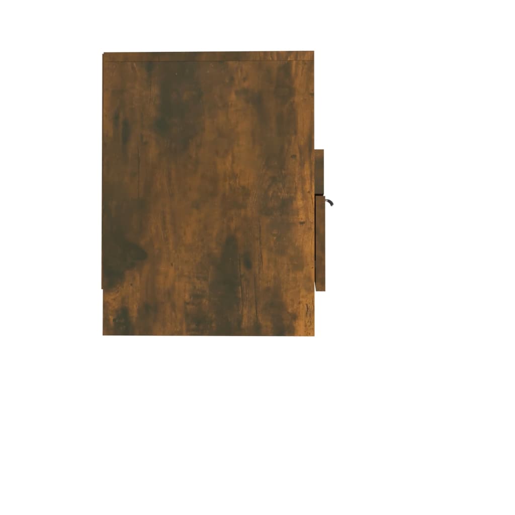 vidaXL Mueble para TV madera contrachapada roble ahumado 150x33,5x45cm - Image 6