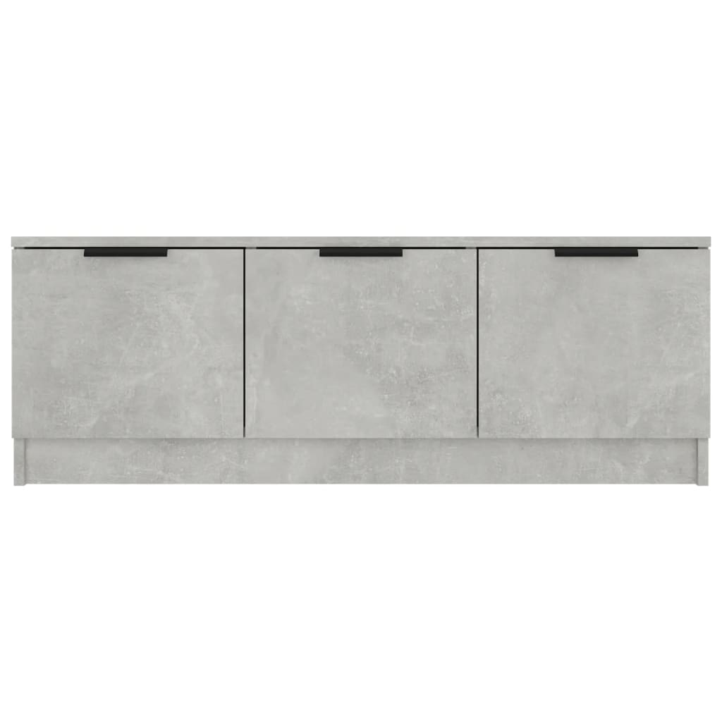 vidaXL Mueble de TV madera contrachapada gris hormigón 102x35x36,5 cm - Image 6