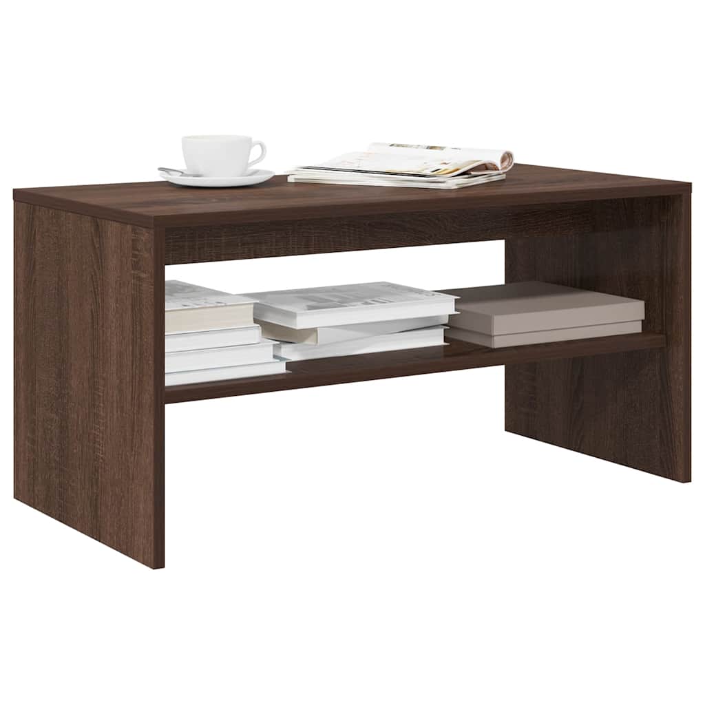 vidaXL Mueble de TV madera de ingeniería marrón roble 80x40x40 cm