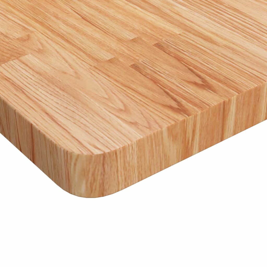 vidaXL Tablero de mesa cuadrada madera roble marrón claro 40x40x4 cm - Image 3