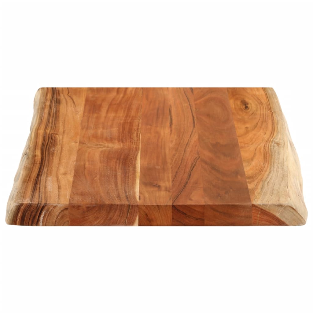 vidaXL Tablero de mesa rectangular borde natural acacia 90x60x3,8 cm - Image 4