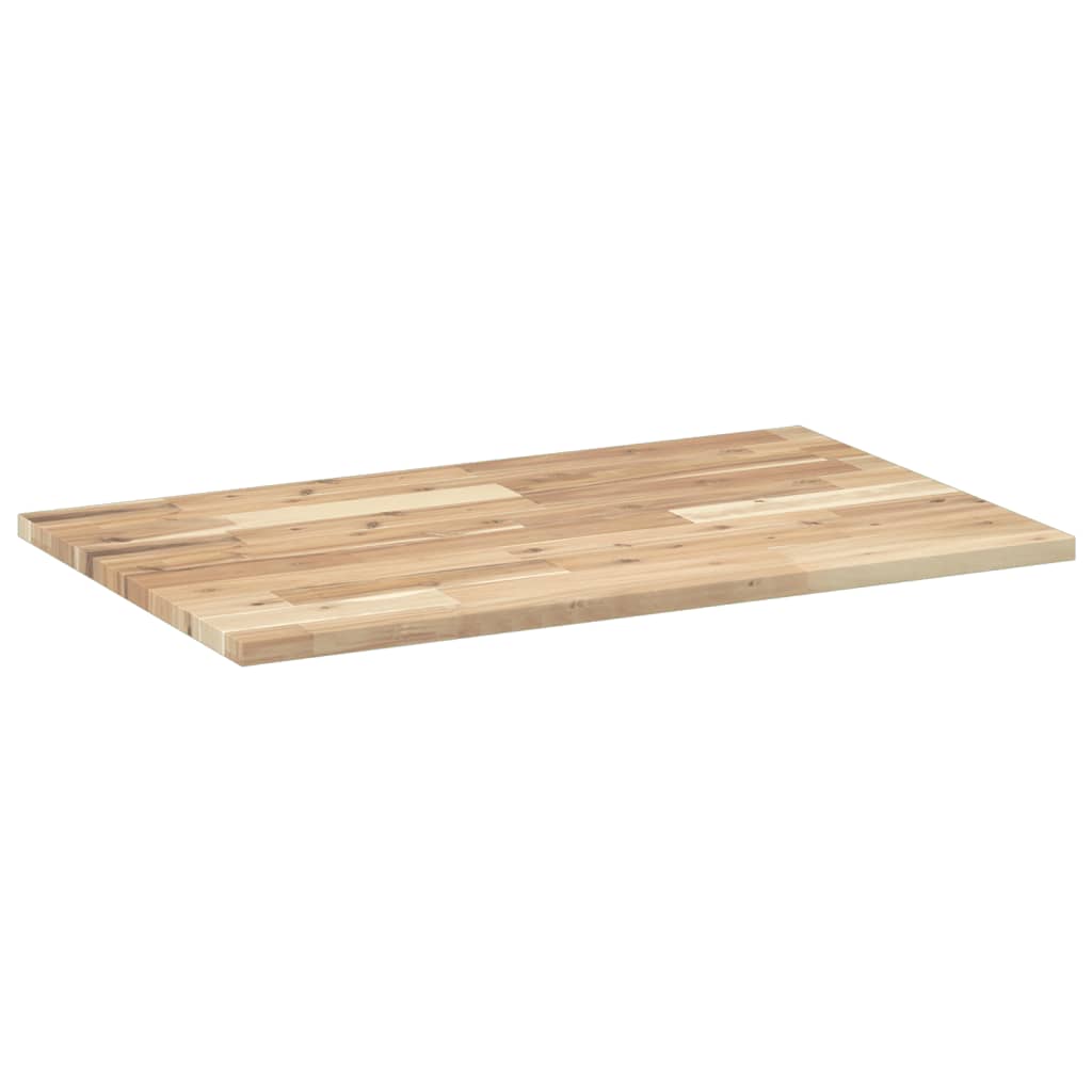 vidaXL Tablero de mesa rectangular madera maciza acacia 100x50x2 cm - Image 5