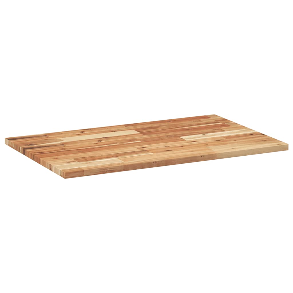vidaXL Tablero de mesa rectangular madera maciza acacia 80x50x2 cm - Image 6