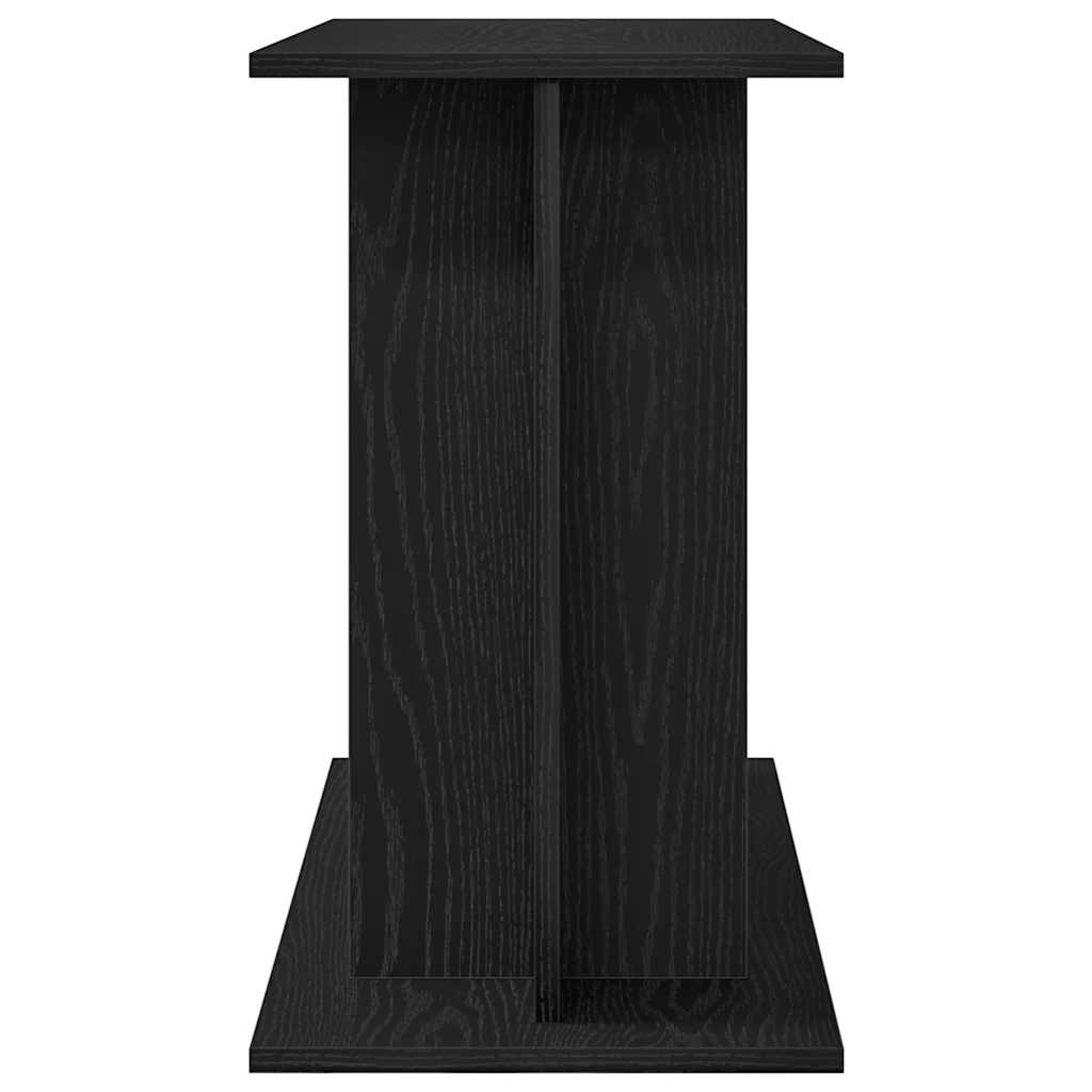 vidaXL Soporte para acuario de madera de roble negro 80x35x60 cm - Image 6