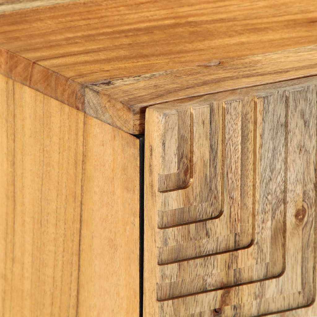 vidaXL Unidades de TV Madera de Acacia Sólida 105 x 33,5 x 46 cm - Image 6