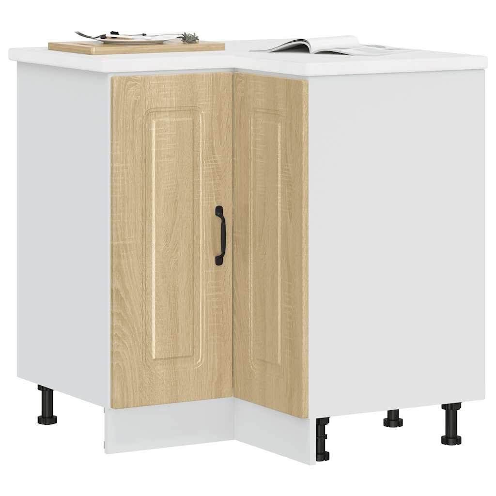 vidaXL Mueble de cocina esquina Kalmar madera ingeniería roble sonoma