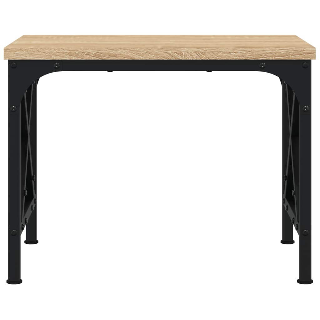 vidaXL Soporte de impresora madera ingeniería roble Sonoma 40x30x31 cm - Image 4