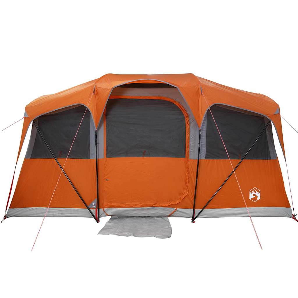 vidaXL Carpas con techo Gris y naranja 435 x 255 x 216 cm Poliéster - Image 5