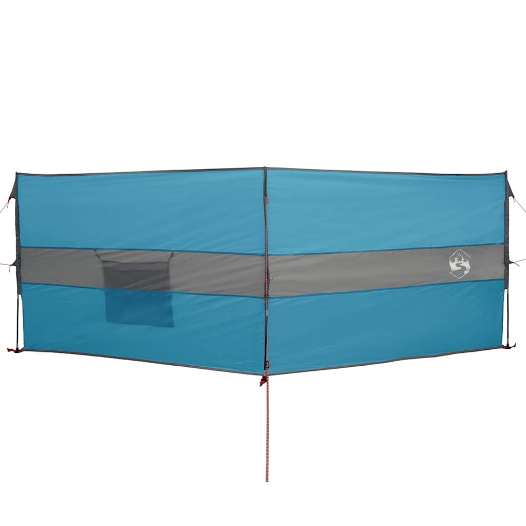 vidaXL Cortaviento de camping impermeable azul 344x120 cm - Image 4