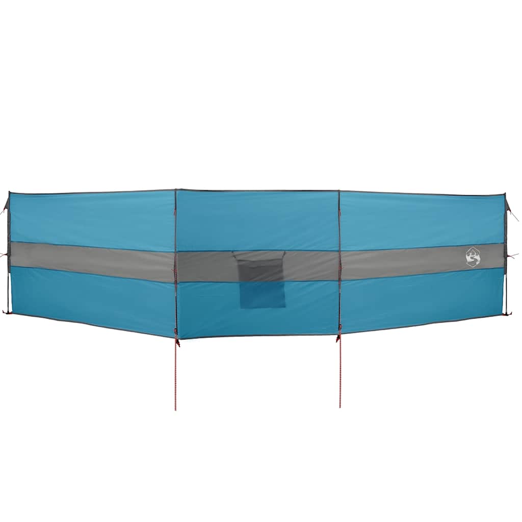 vidaXL Cortaviento de camping impermeable azul 490x123 cm - Image 4