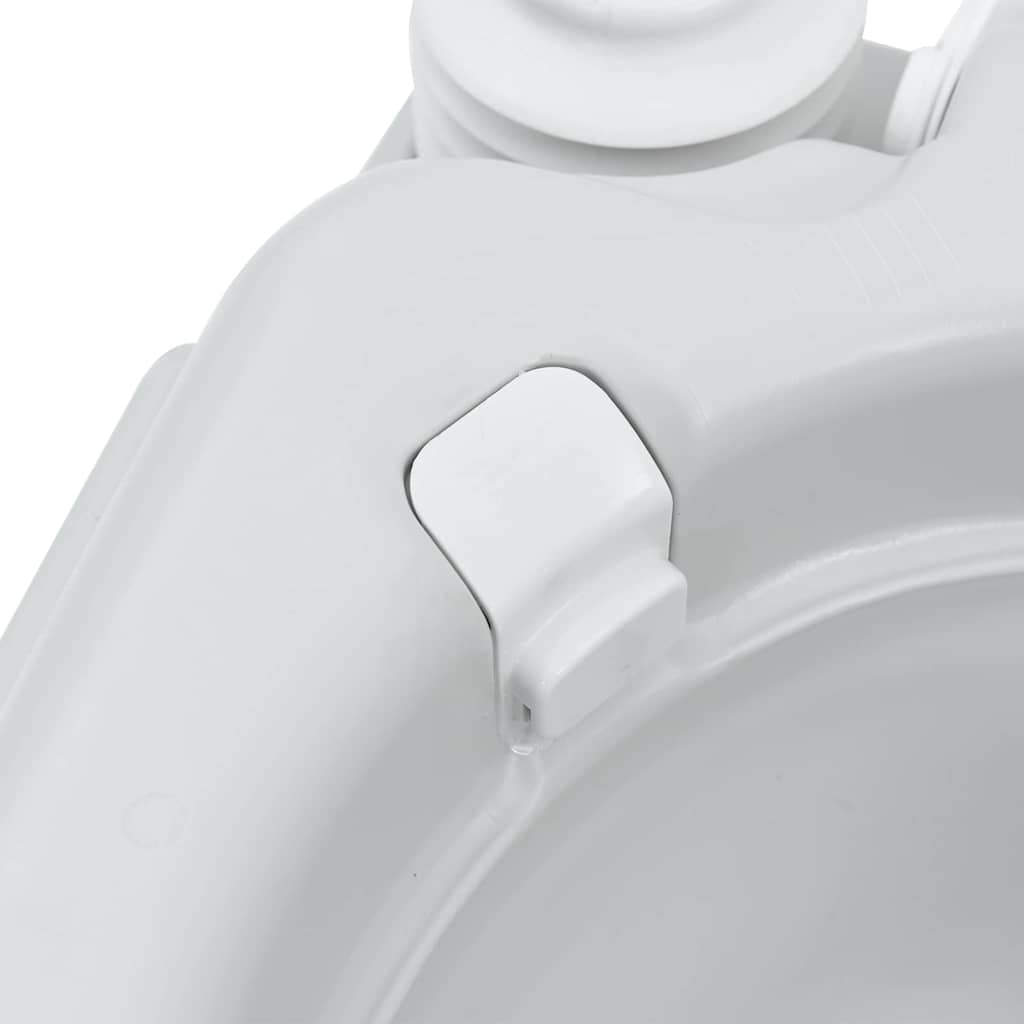 vidaXL Inodoro Portátil para Camping Gris 41,5 x 36,5 x 42 cm - Image 6