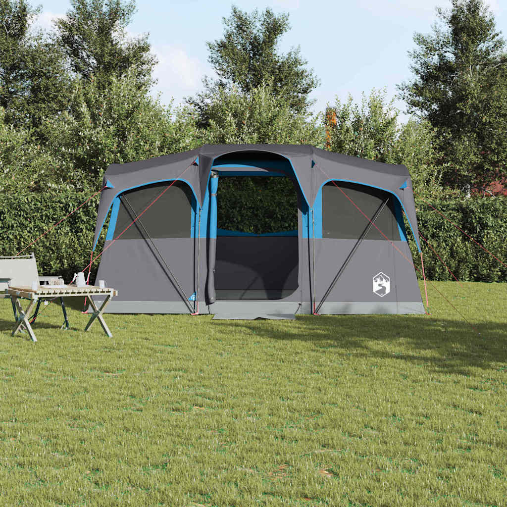 vidaXL Carpas con techo Azul 435 x 255 x 216 cm Poliéster - Image 4