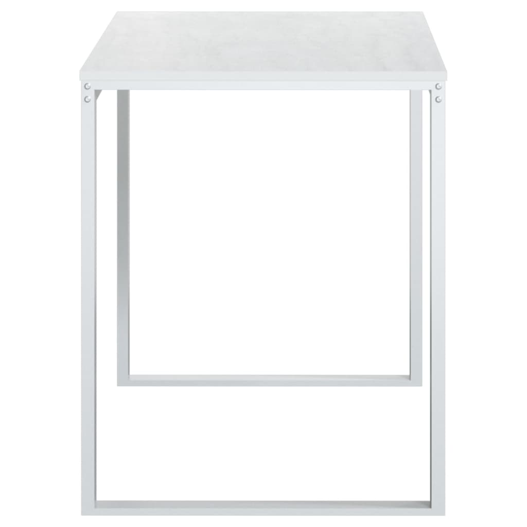 vidaXL Escritorio de ordenador madera de ingeniería blanco 110x60x73cm - Image 4