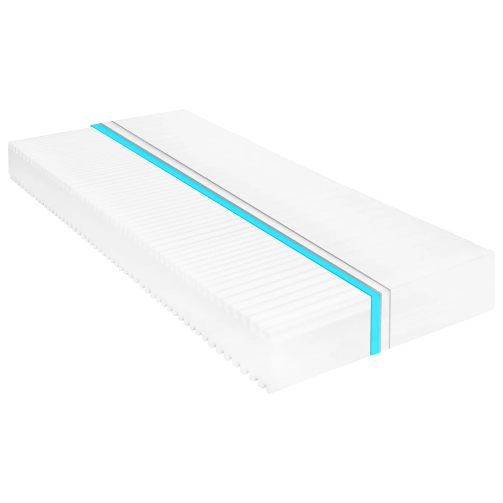 vidaXL Colchón 7 zonas espuma de PU 16 cm H2 H3 140x200 cm