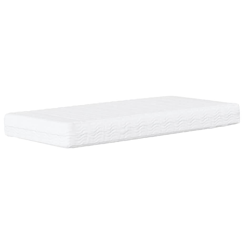 vidaXL Colchón de espuma para niños dureza H2 H3 blanco 80x160 cm - Image 3