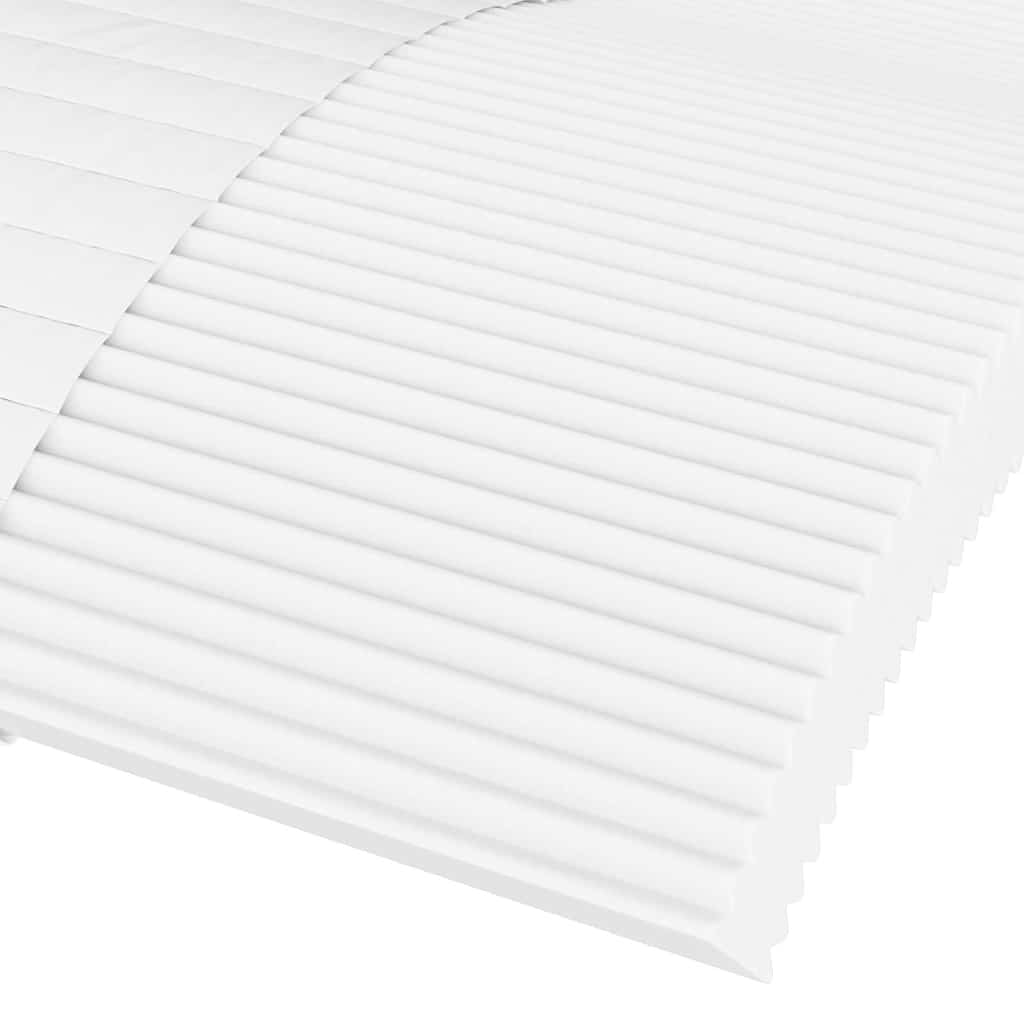 vidaXL Colchón de espuma para niños dureza H2 H3 blanco 80x160 cm - Image 5