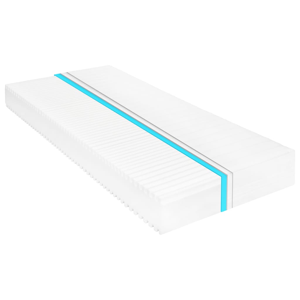 vidaXL Colchón 7 zonas espuma de PU 16 cm H2 H3 180x200 cm