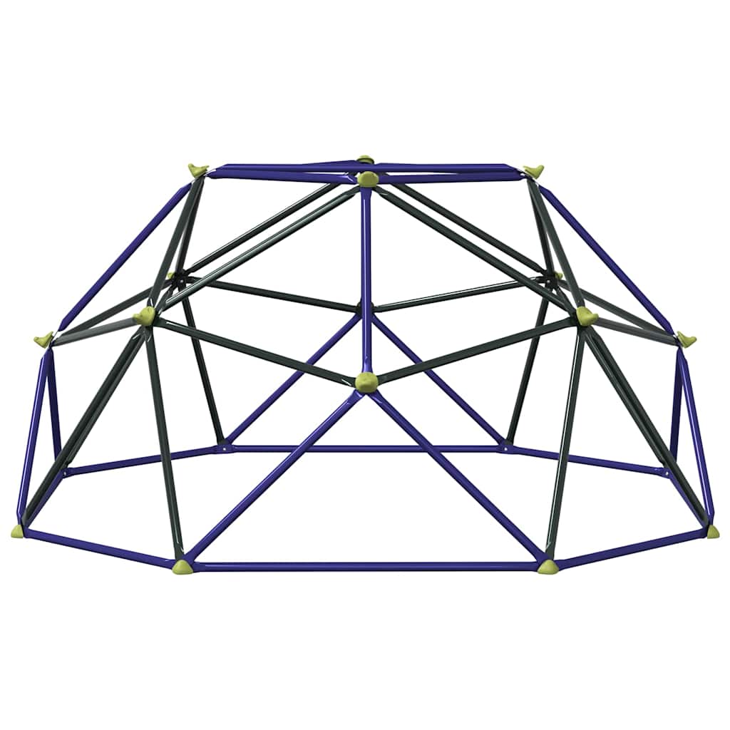 vidaXL Kletter Dome Blau Stahl - Image 3