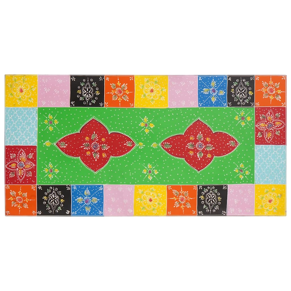 vidaXL Schreibtisch Braun 100 x 50 x 75 cm Massivholz Mango - Image 5