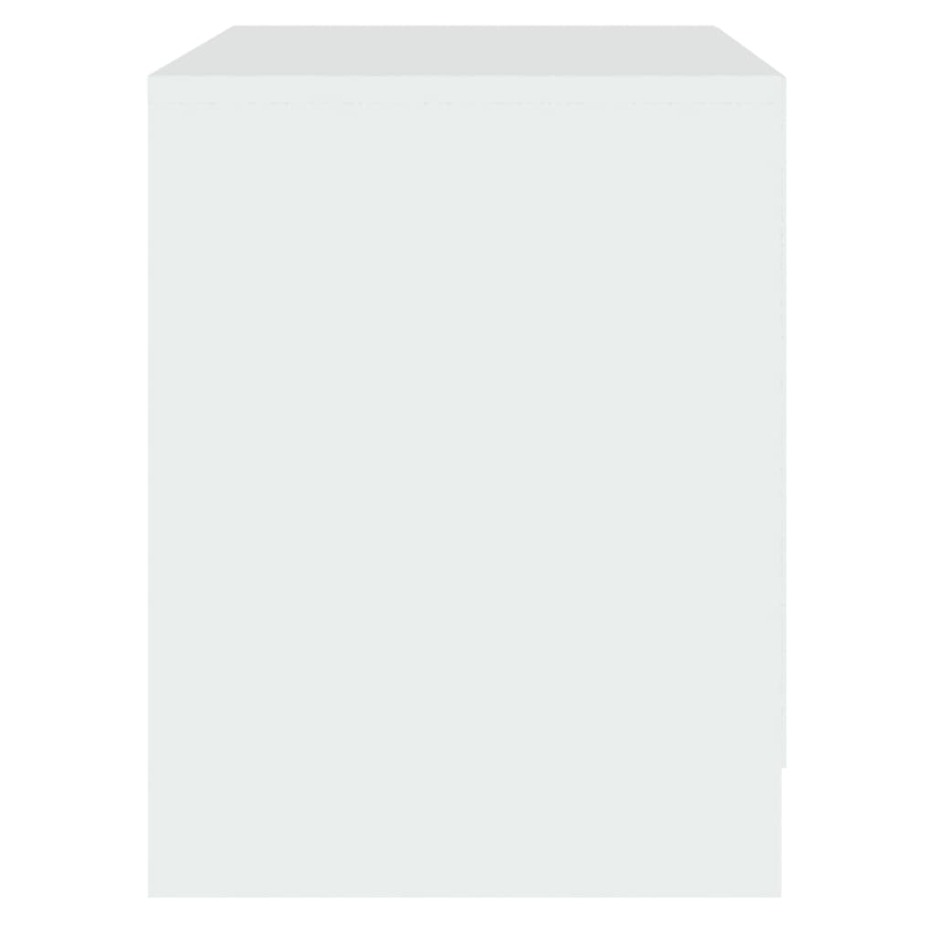 vidaXL Tables de chevet 2 pcs blanc 45x34,5x44,5 cm bois d’ingénierie - Image 6