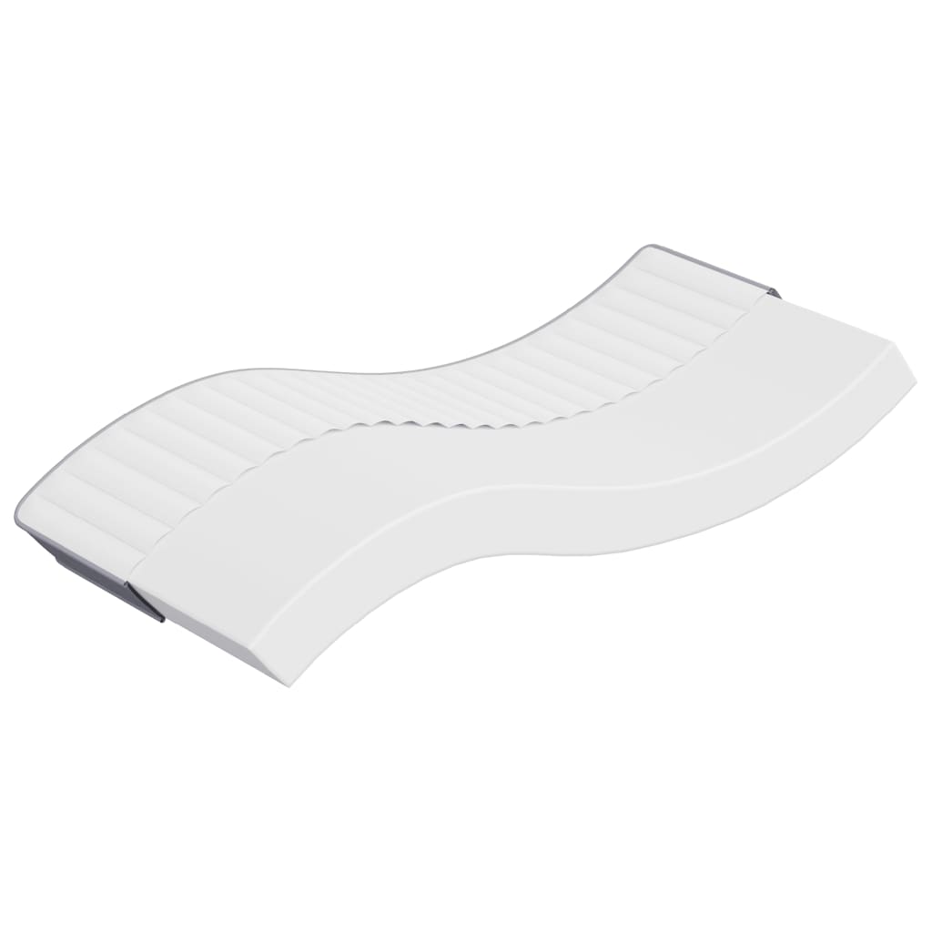 vidaXL Matelas en mousse moyennement doux 90x200 cm
