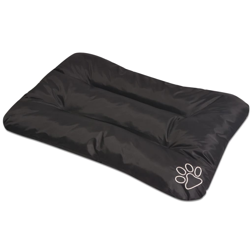 vidaXL Matelas pour chiens Taille L Noir