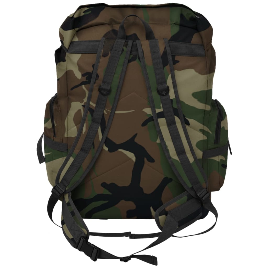 vidaXL Mochila militar 65 L Camuflaje - Image 3