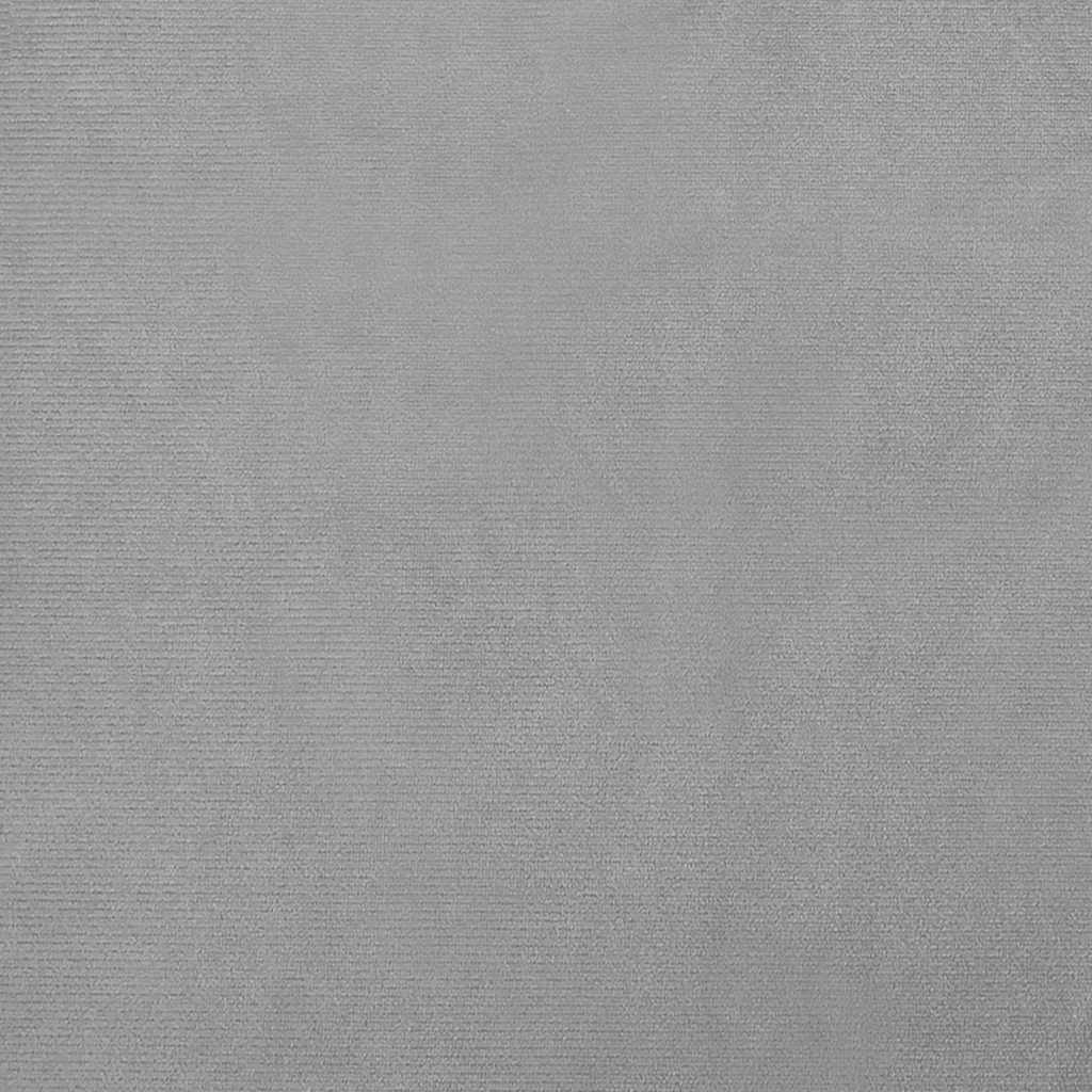 vidaXL Lit pour chien gris clair 90x53x30 cm velours - Image 6