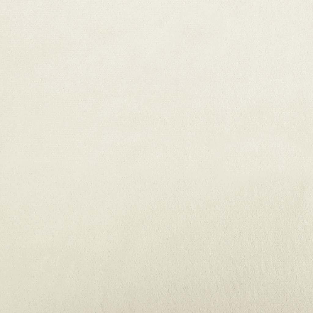 vidaXL Lit pour chien crème 90x53x30 cm velours - Image 6