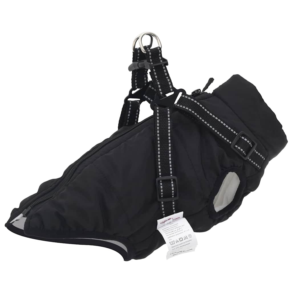 vidaXL Manteau pour chiens avec harnais imperméable réfléchissant L24