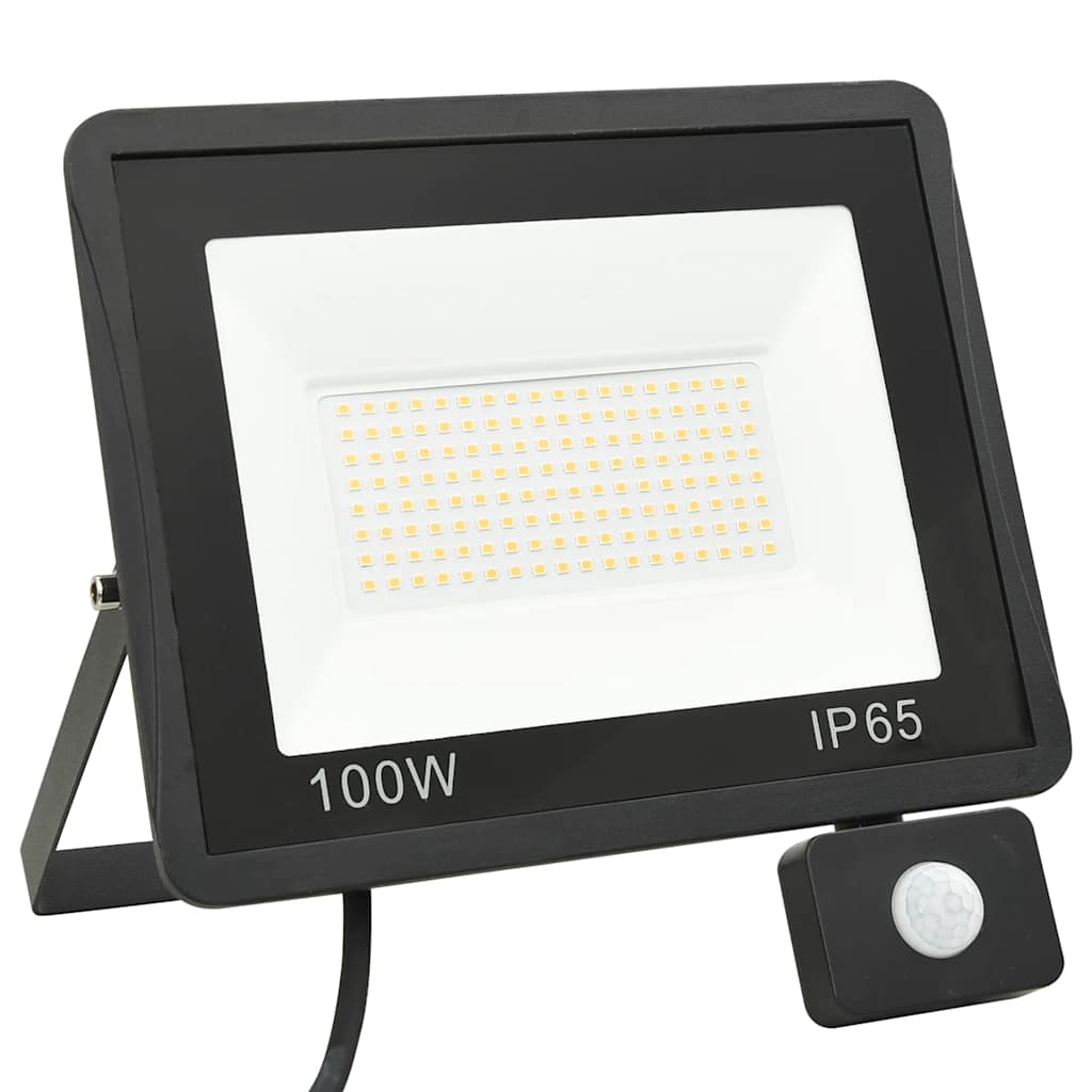 vidaXL Projecteur à LED avec capteur 100 W Blanc froid - Image 3
