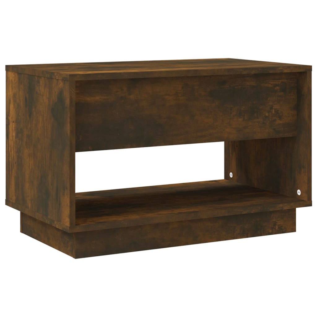 vidaXL Mueble de TV madera de ingeniería roble ahumado 70x41x44 cm - Image 6