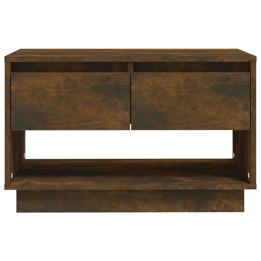 vidaXL Mueble de TV madera de ingeniería roble ahumado 70x41x44 cm - Image 5