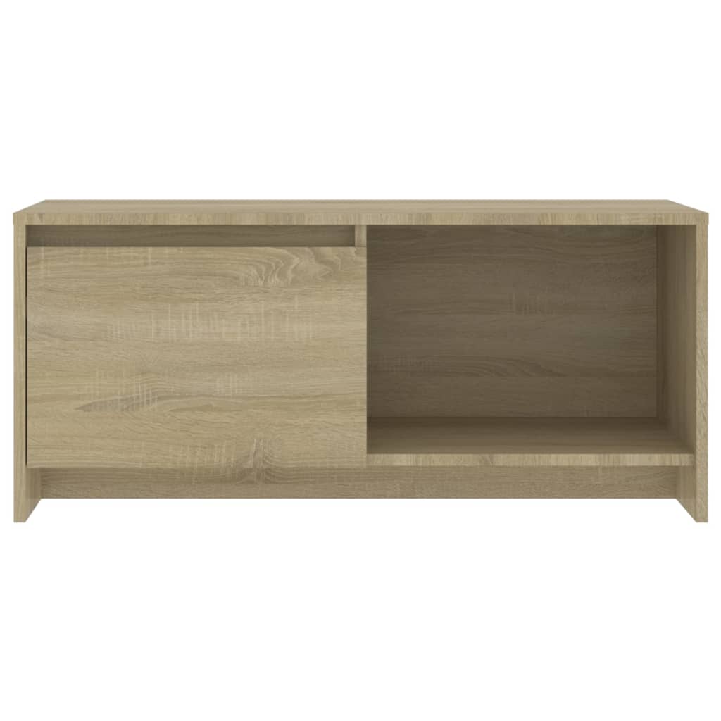 vidaXL Mueble para TV madera contrachapada roble Sonoma 90x35x40 cm - Image 5
