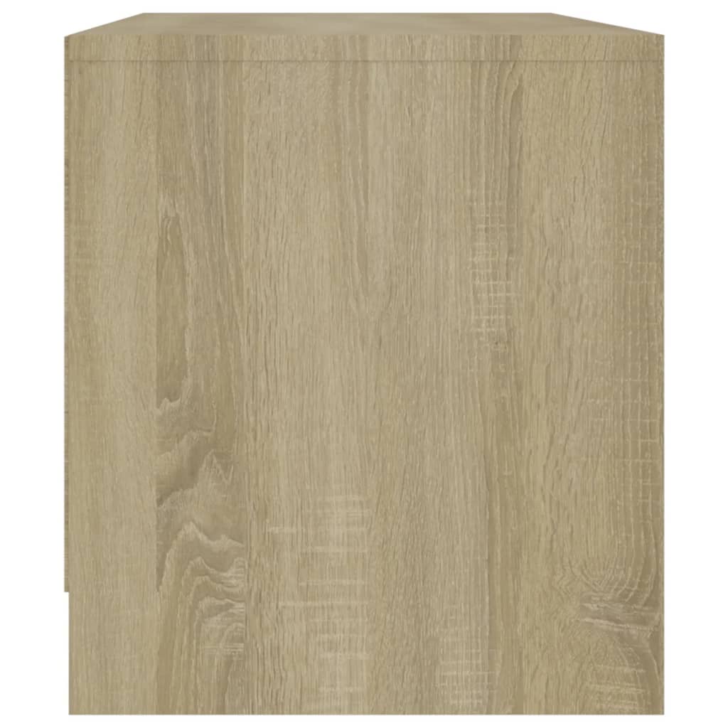 vidaXL Mueble para TV madera contrachapada roble Sonoma 90x35x40 cm - Image 6