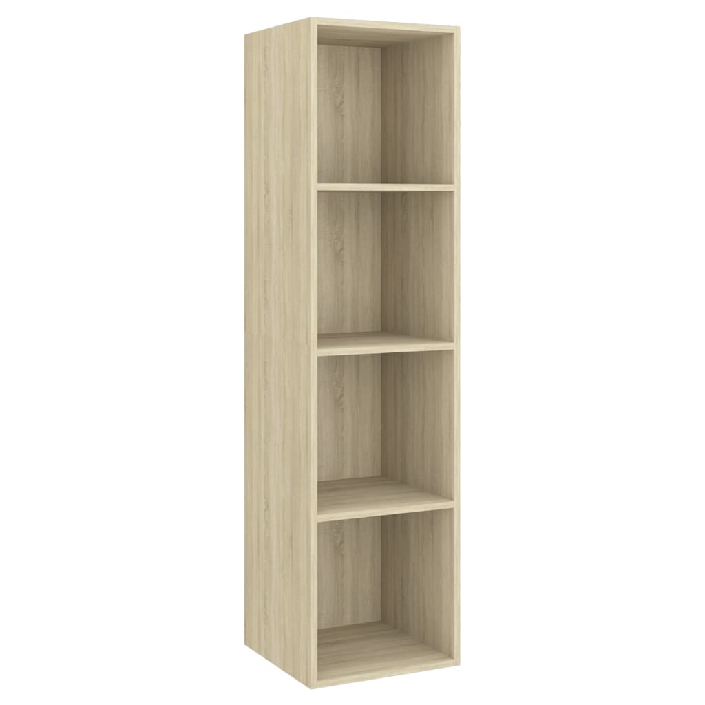 vidaXL Juego de muebles de salón 3 pzas madera ingeniería roble Sonoma - Image 4