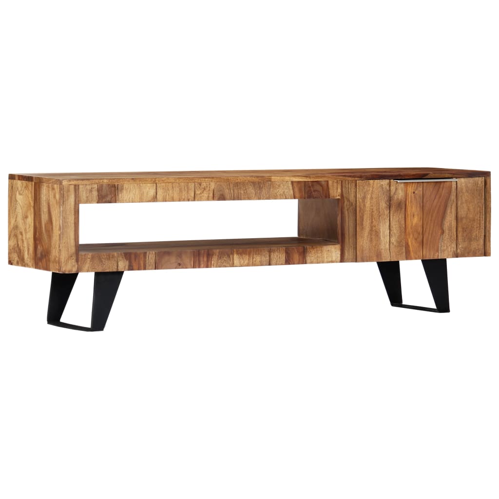 vidaXL Mueble para TV madera maciza de acacia 140x30x40 cm