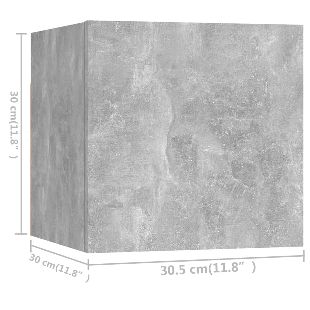 vidaXL Juego de muebles de salón 6 piezas gris hormigón - Image 6