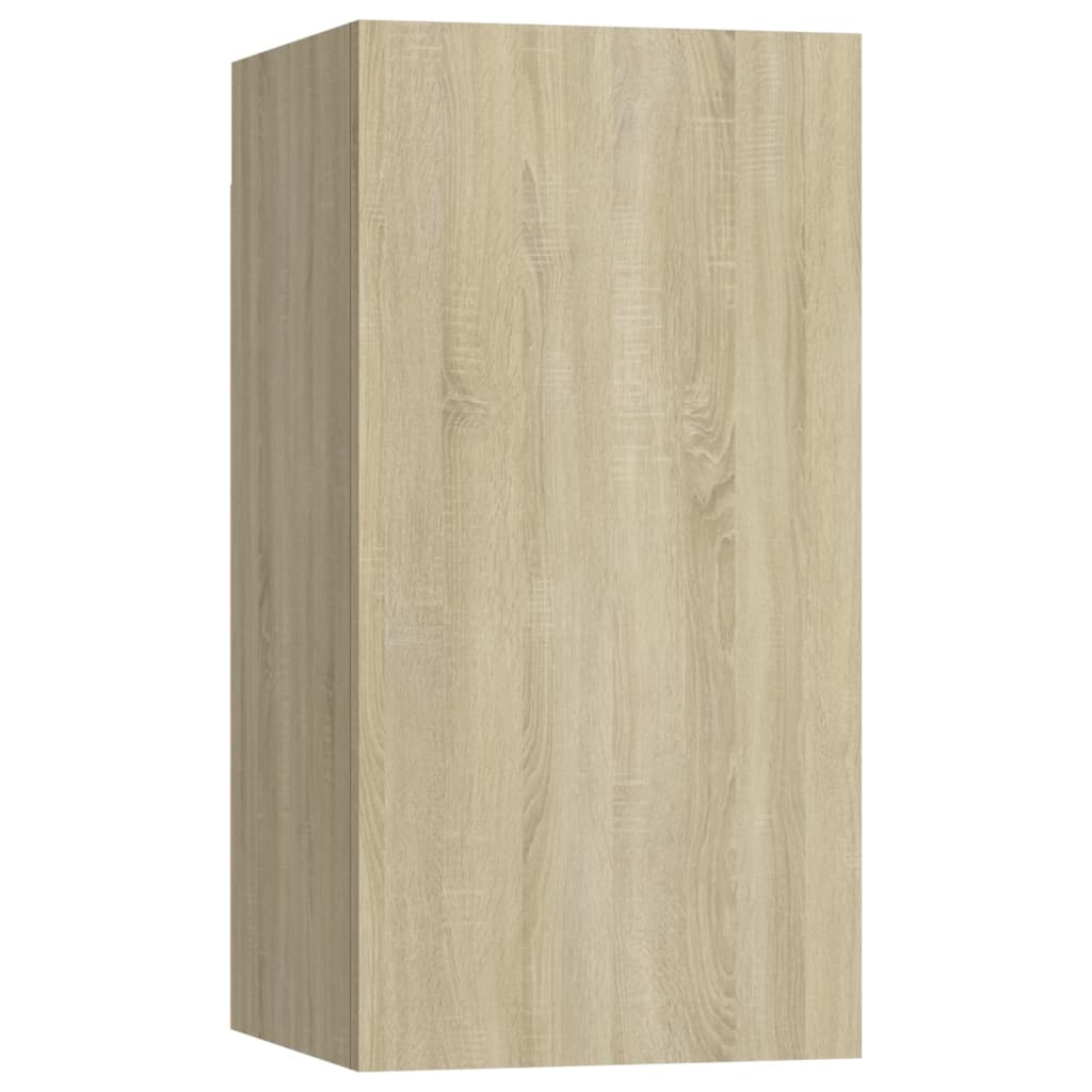 vidaXL Juego de muebles de salón 5 piezas roble Sonoma - Image 5